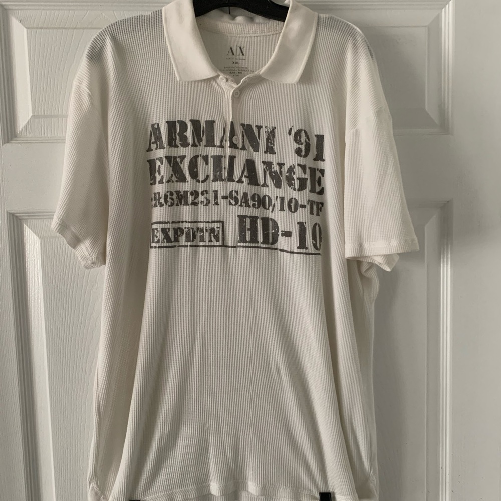 Armani exchange polo shirt